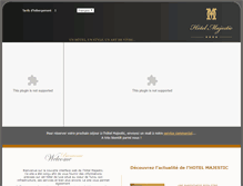 Tablet Screenshot of majestichotel.tn